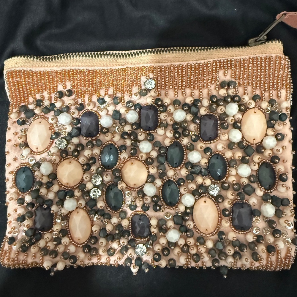 Anthropologie Beaded Clutch